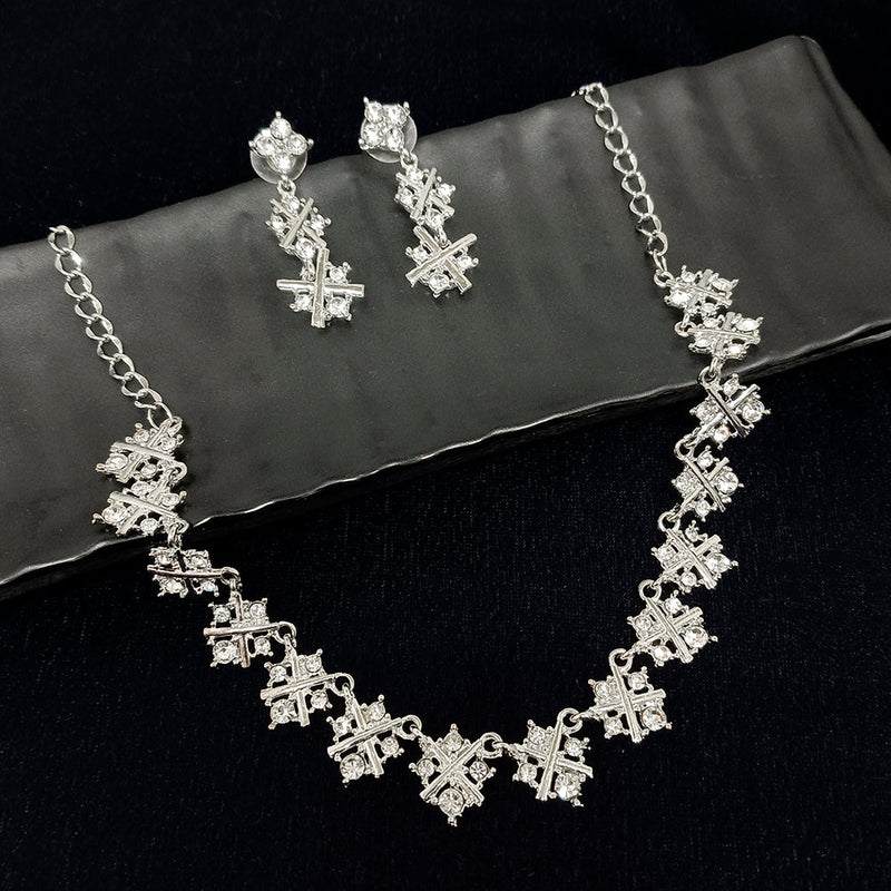 Midas Touch Silver Plated Necklace Set