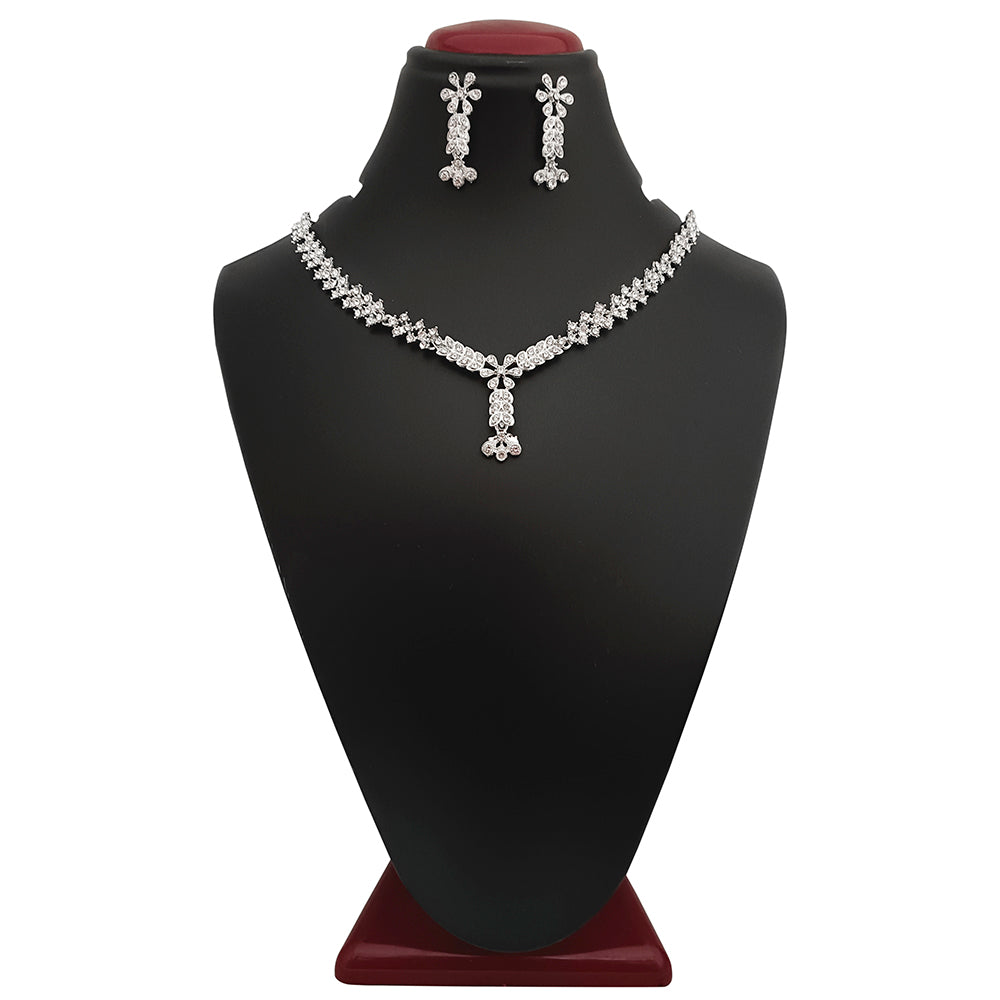 Midas Touch Silver Plated Necklace Set