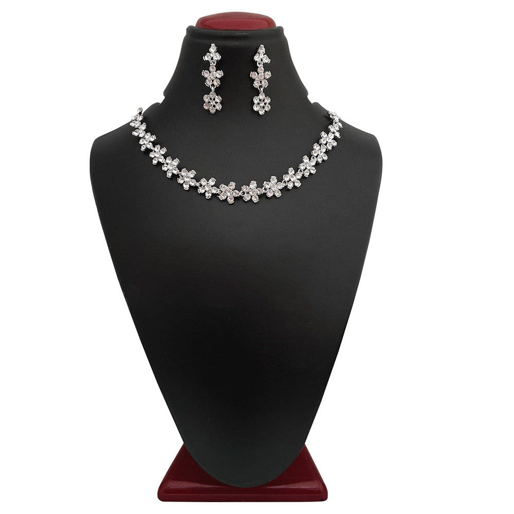 Midas Touch Silver Plated Necklace Set