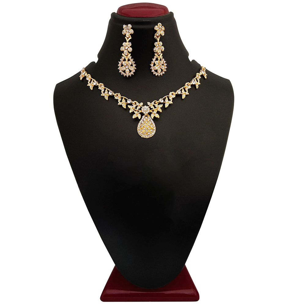 Midas Touch Silver Plated Necklace Set