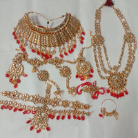 Neetu Art  Kundan Stone Bridal Jewellery Set for Women