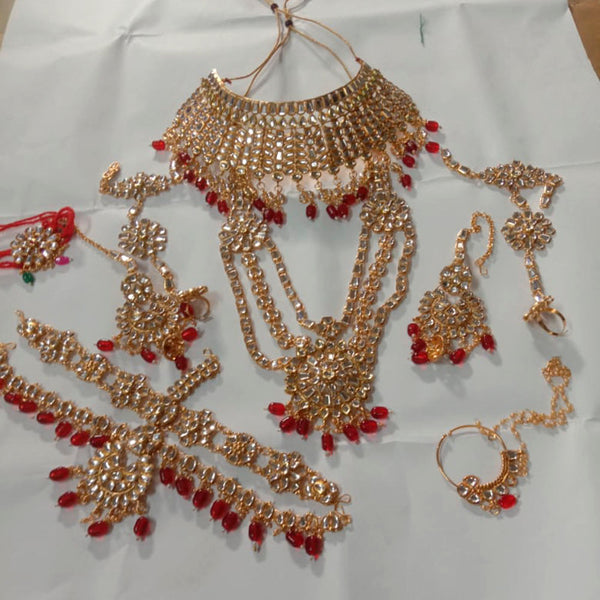 Neetu Art  Kundan Stone Bridal Jewellery Set for Women