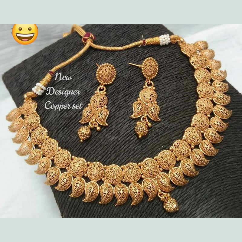 Manisha Jewellery Gold Plated Necklace Set