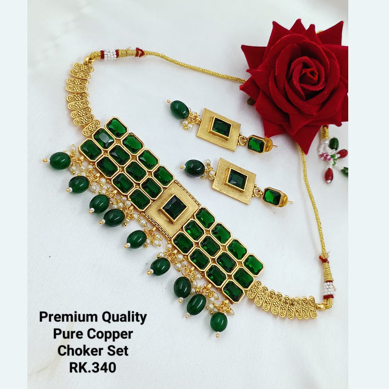 Manisha Jewellery Crystal Stone Choker Necklace Set