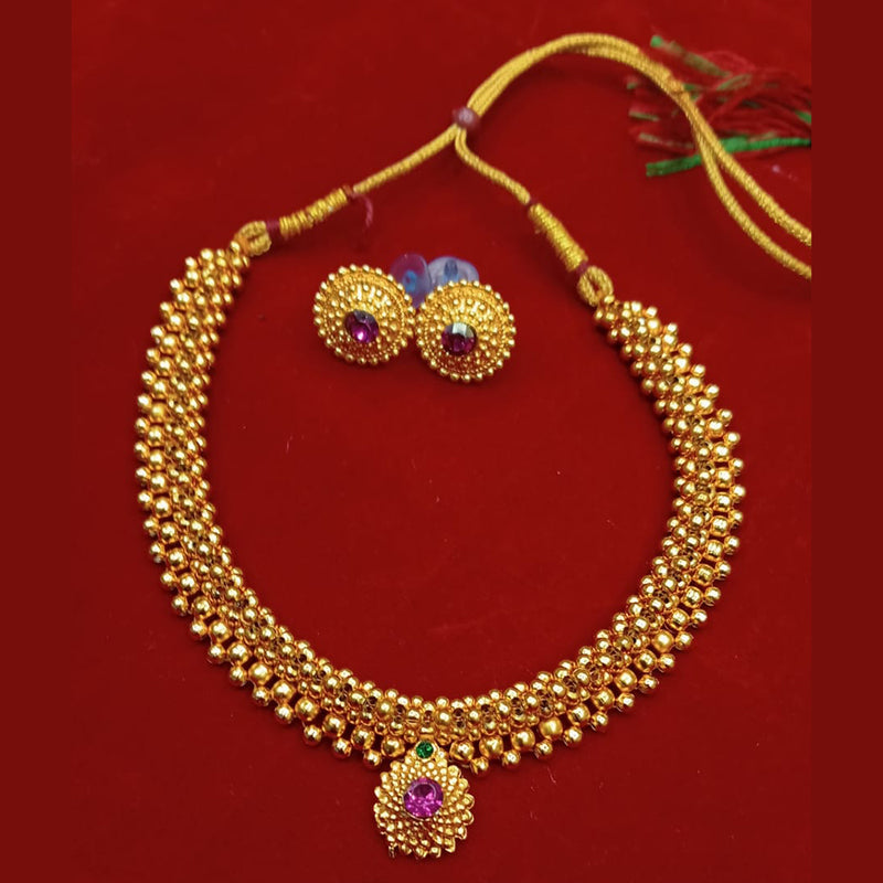 Manisha Jewellery Gold Plated Necklace Set