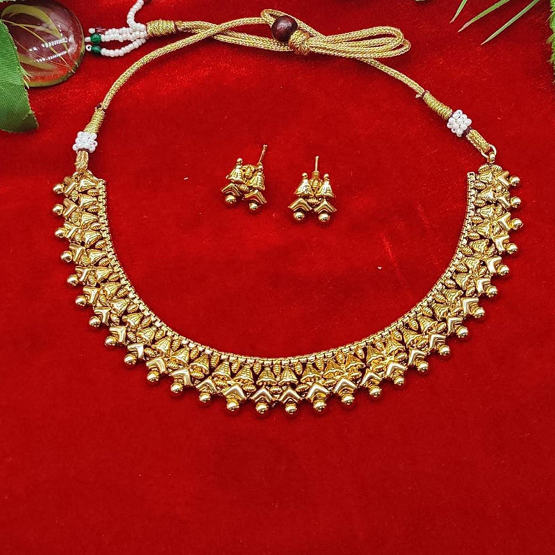 Manisha Jewellery Gold Plated Necklace Set