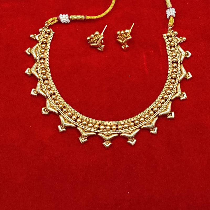 Manisha Jewellery Gold Plated Necklace Set