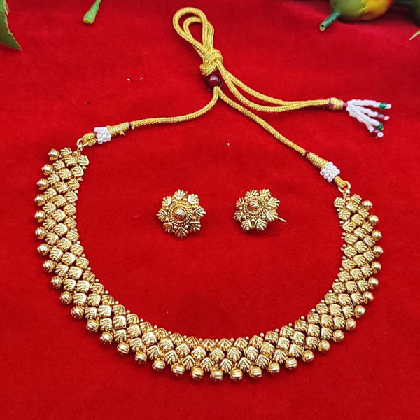 Manisha Jewellery Gold Plated Necklace Set