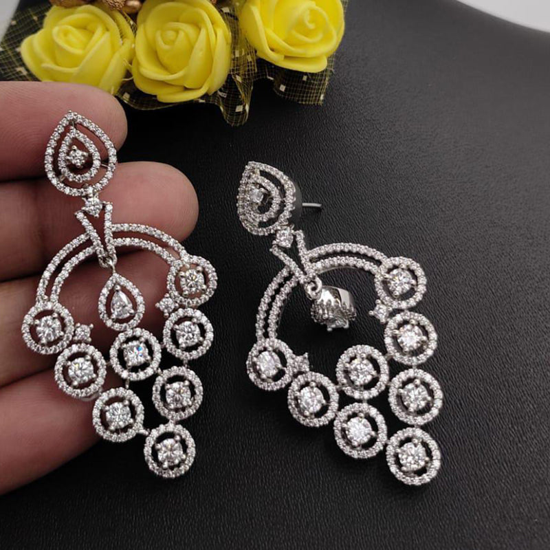 Manisha Jewellery American Diamond Earrings