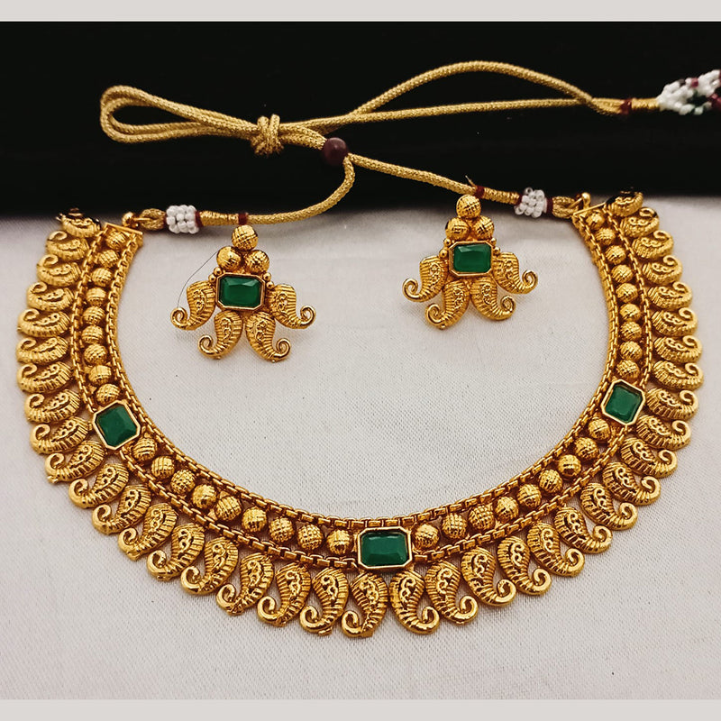 Manisha Jewellery Gold Plated Necklace Set