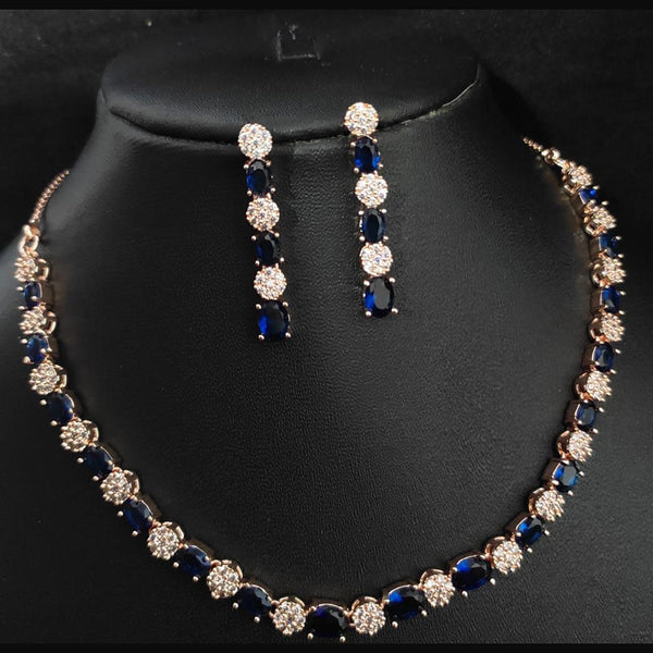 Manisha Jewellery American Diamond Necklace Set