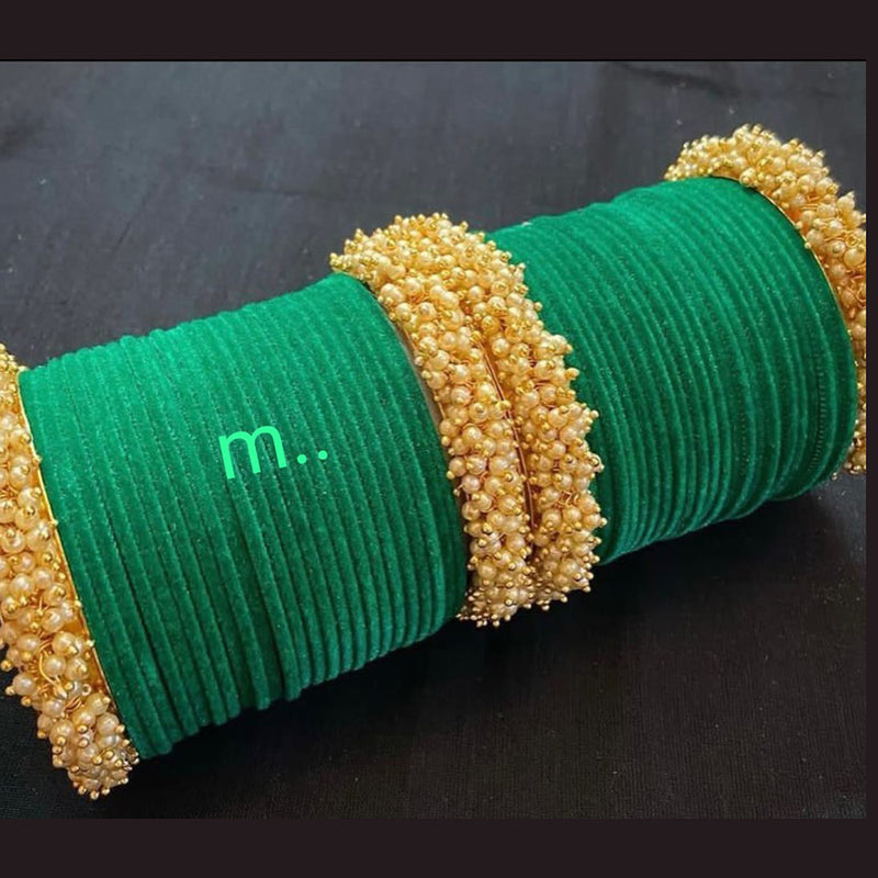 Manisha Jewellery Velvet Bangles Set