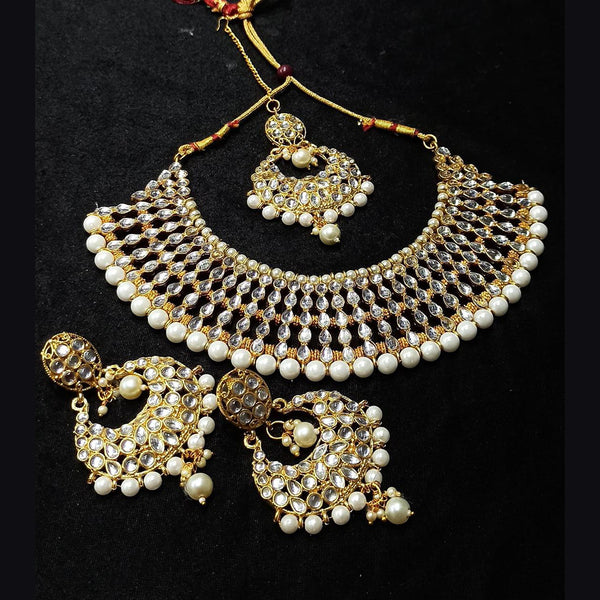 Manisha Jewellery Gold Plated Austrian Stone Necklace Set