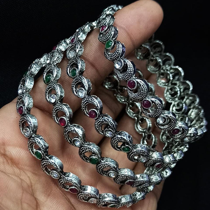 Manisha Jewellery Oxidised Bangles Set