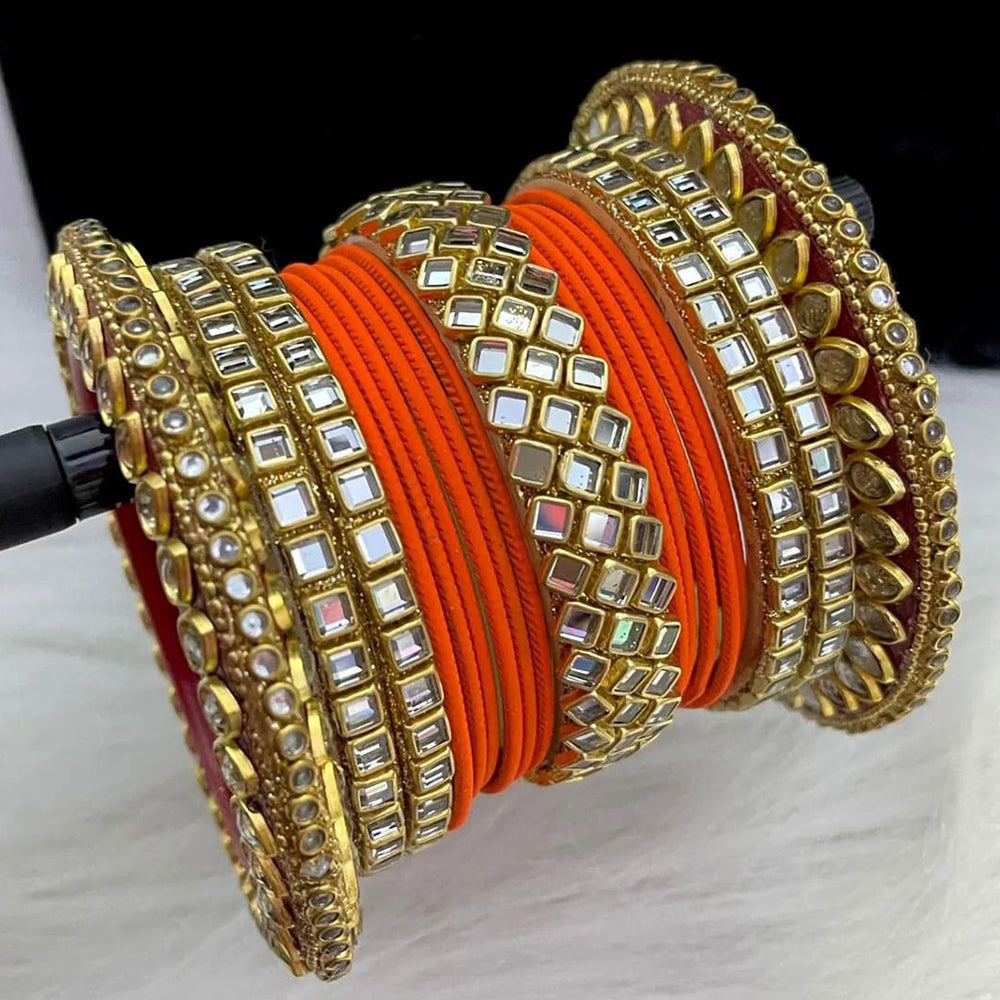 Manisha Jewellery Gold Plated Bangles Set