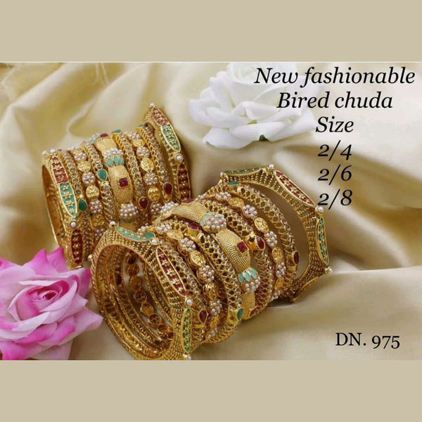 Manisha Jewellery Gold Plated Bangles Set