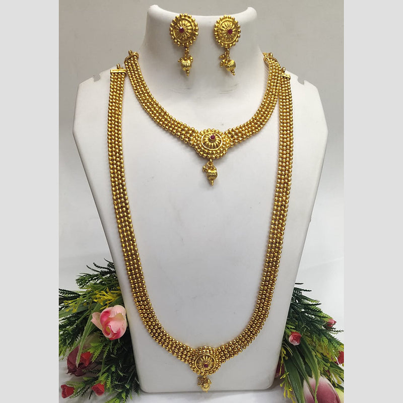 Manisha Jewellery Gold Plated Bridal Jewellery Set