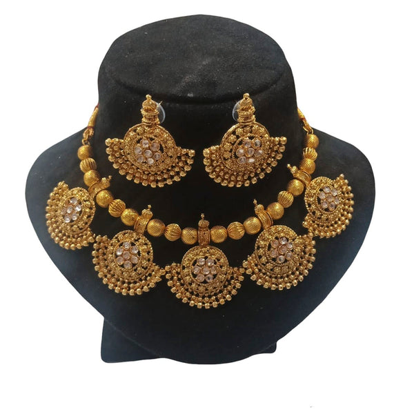 Manisha Jewellery Gold Plated Necklace Set