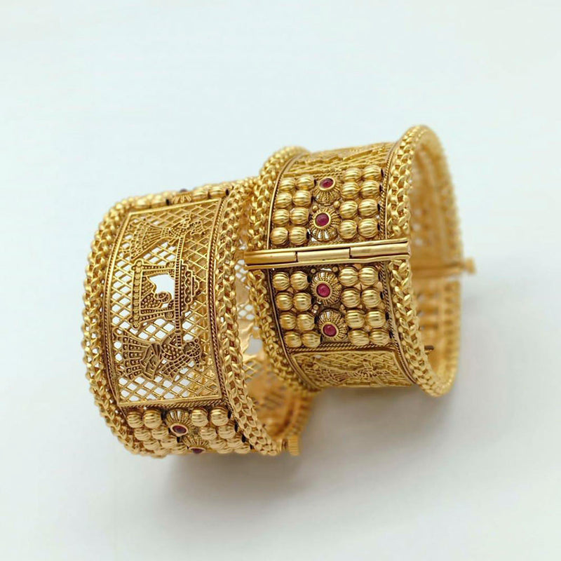 Manisha Jewellery Gold Plated Bangles Set