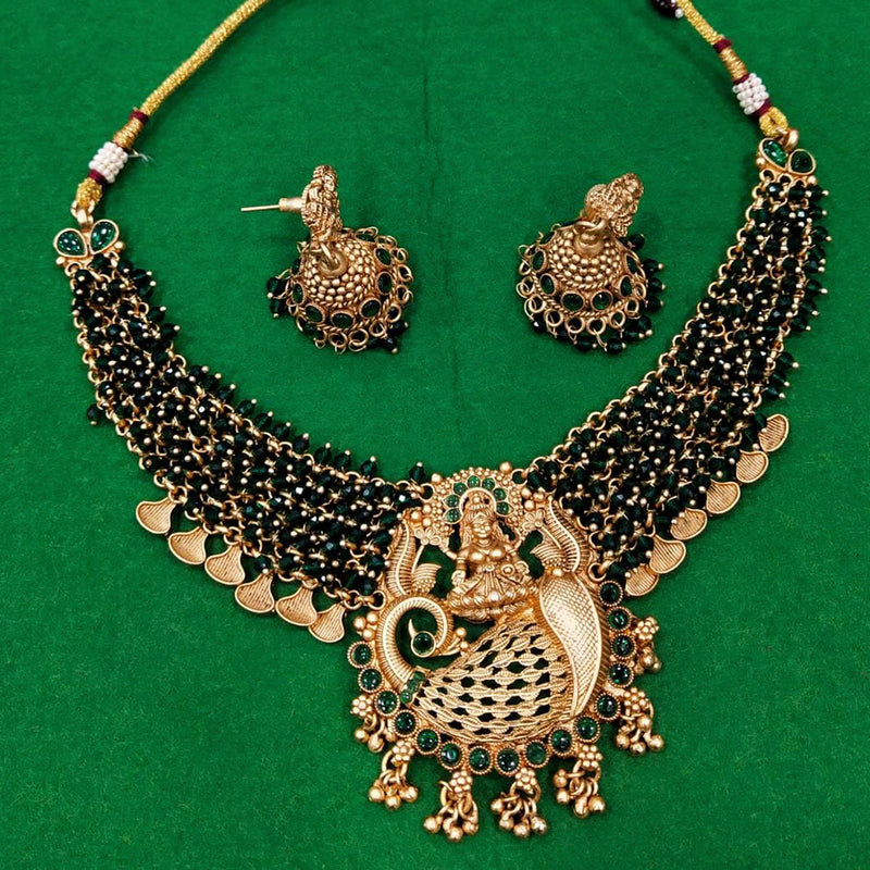 Manisha Jewellery Pota Stone Choker Necklace Set