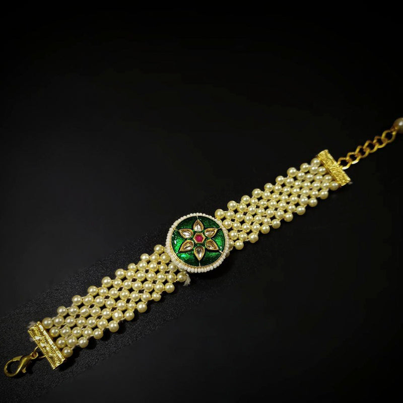 Manisha Jewellery Kundan Stone Stylish Bracelet