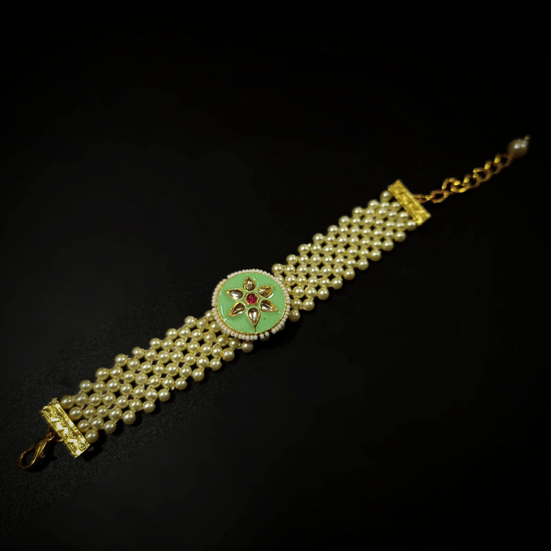 Manisha Jewellery Kundan Stone Stylish Bracelet