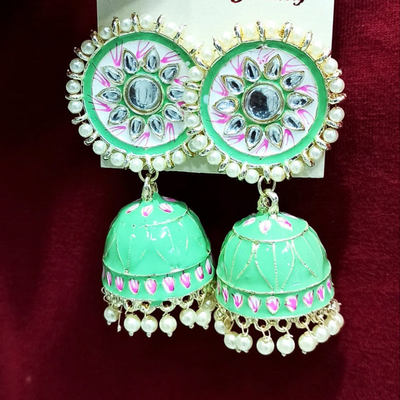 Manisha Jewellery Kundan Stone Jhumka Earrings