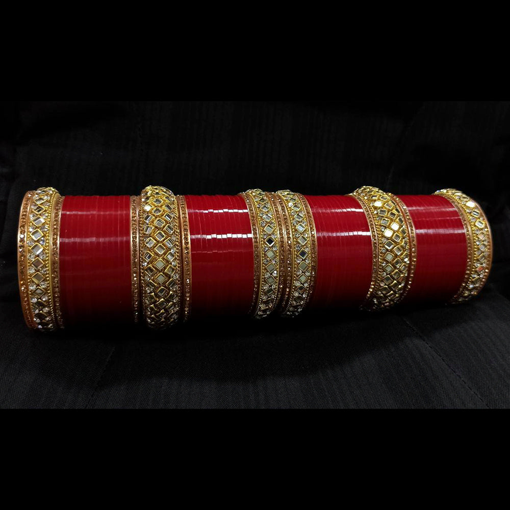 Manisha Jewellery Gold Plated Bangles Set