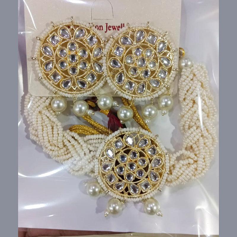 Manisha Jewellery Kundan Stone Choker Necklace Set