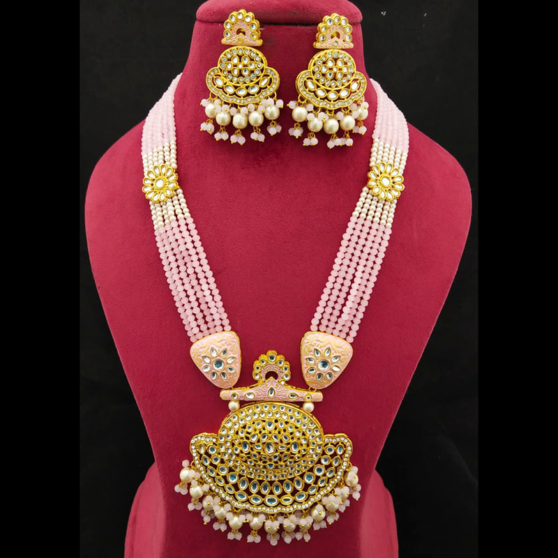 Manisha Jewellery Gold Plated Long Necklace Set