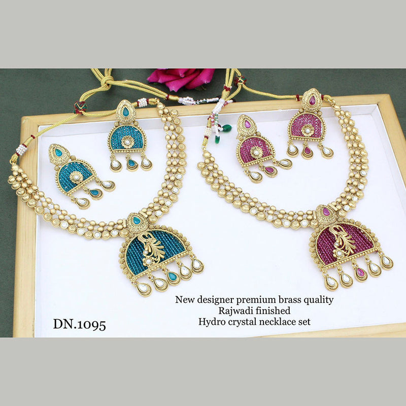 Manisha Jewellery Gold Plated Necklace Set