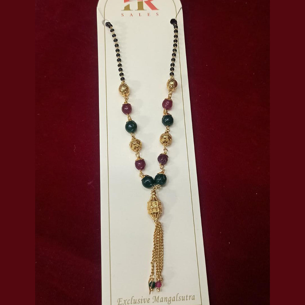 Manisha Jewellery  Gold Plated Austrian Stone Mangalsutra