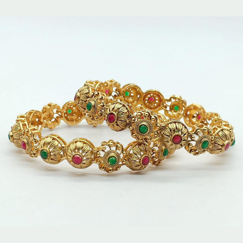 Manisha Jewellery Gold Plated Bangles Set