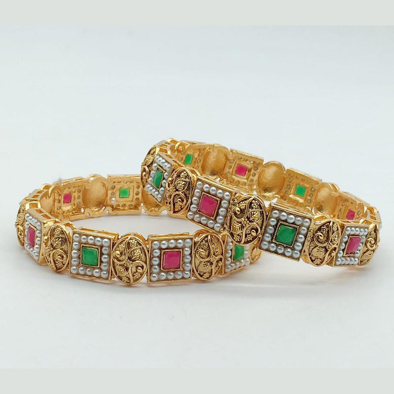 Manisha Jewellery Gold Plated Bangles Set