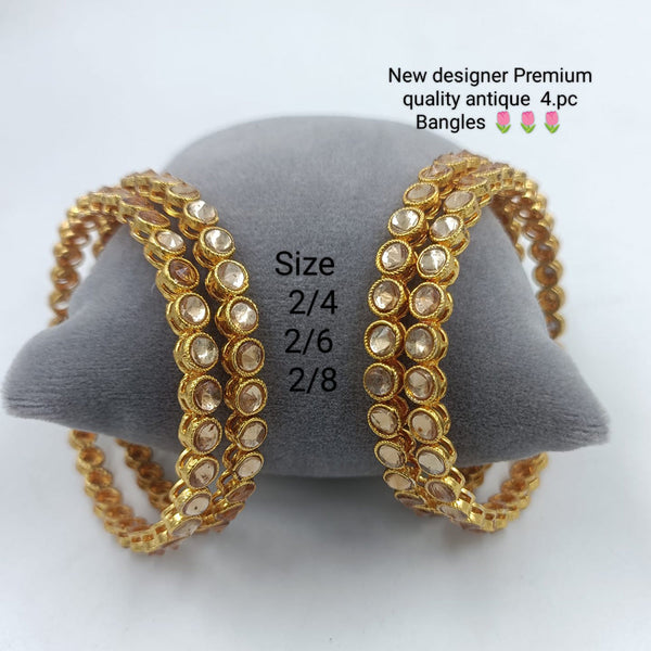 Manisha Jewellery Gold Plated Bangles Set