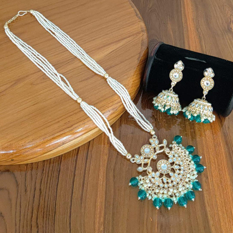 Manisha Jewellery Gold Plated Long Necklace Set