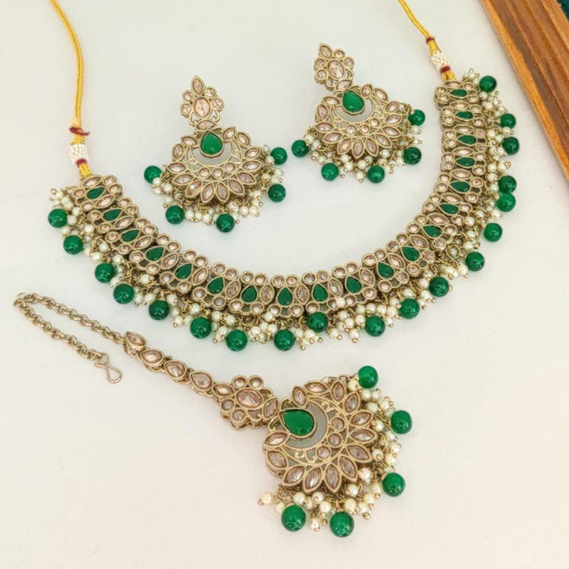 Manisha Jewellery Gold Plated Necklace Set