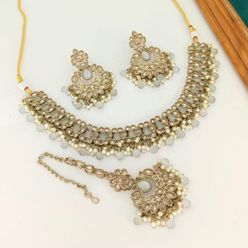 Manisha Jewellery Gold Plated Necklace Set