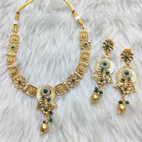 Manisha Jewellery Gold Plated Necklace Set