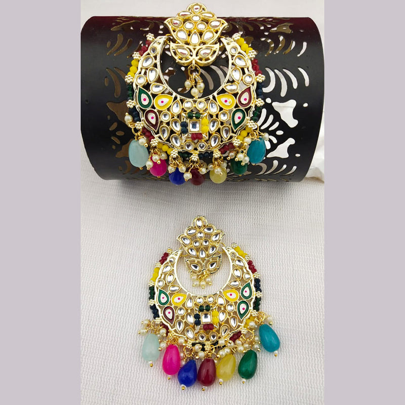 Manisha Jewellery Meenakari & Beads Dangler Earrings