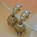 Manisha Jewellery Gold Plated Mirror Jhumki Earrings