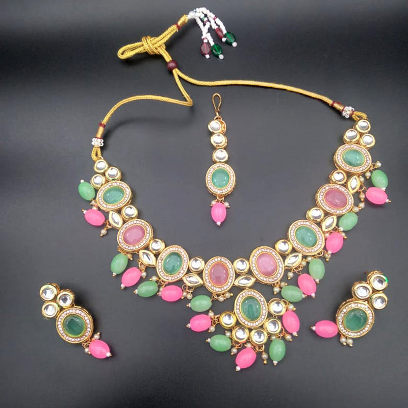 Manisha Jewellery Gold Plated Necklace Set