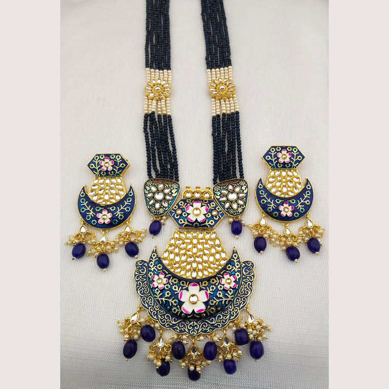 Manisha Jewellery Meenakari Long Necklace Set