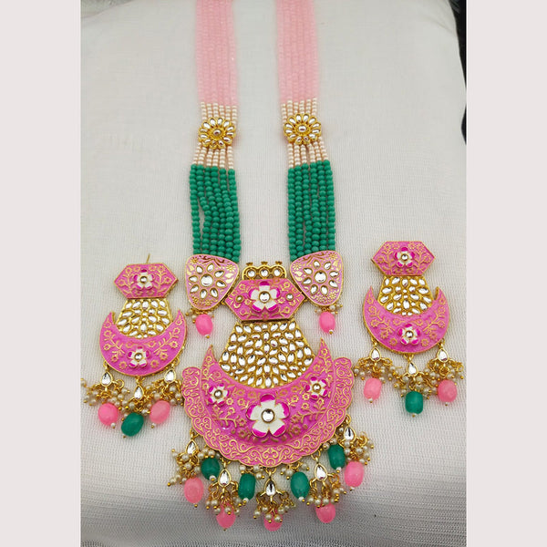 Manisha Jewellery Meenakari Long Necklace Set