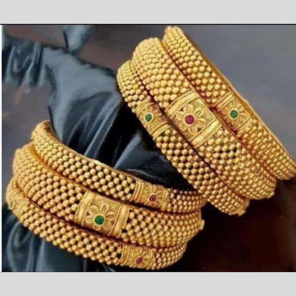 Manisha Jewellery Gold Plated Bangles Set