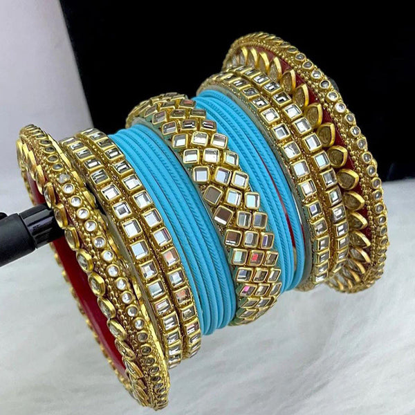 Manisha Jewellery Gold Plated Bangles Set