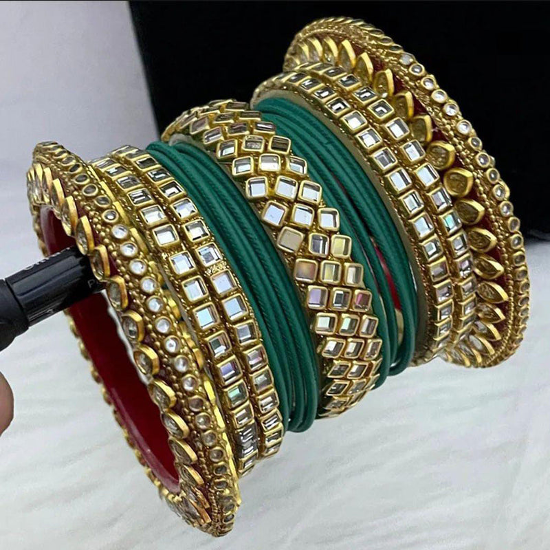 Manisha Jewellery Gold Plated Bangles Set