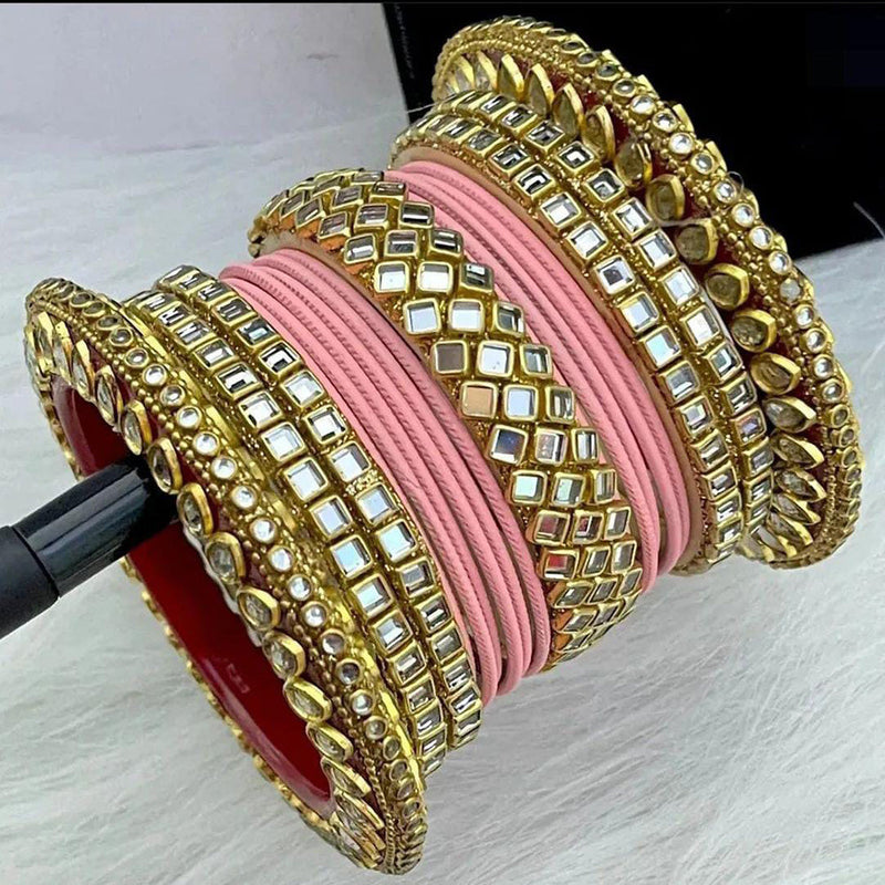 Manisha Jewellery Gold Plated Bangles Set