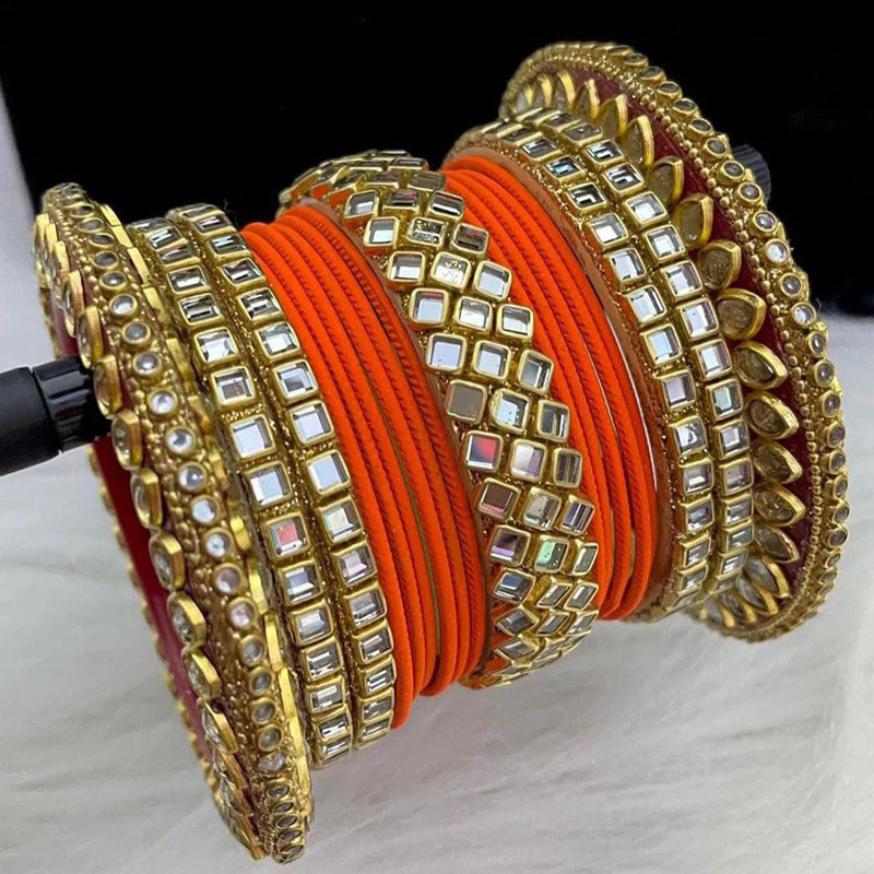 Manisha Jewellery Gold Plated Bangles Set