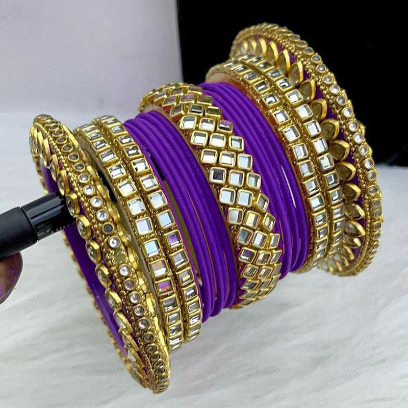 Manisha Jewellery Gold Plated Bangles Set